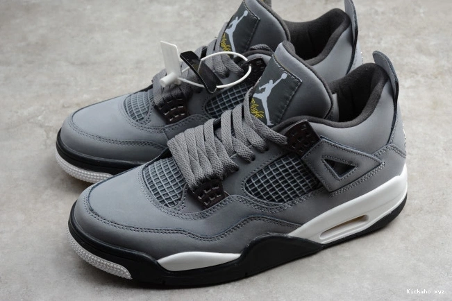 Grey Cool Jordan 4 Air (2019) Retro 308497-007 0803